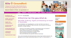 Desktop Screenshot of kita-gesundheit.de